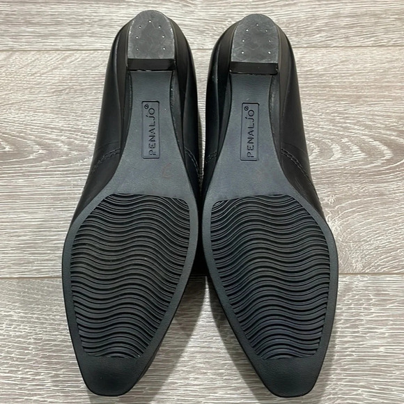 NWOT Vintage Penaljo The Fine Art of Comfort Black Leather 1 inch Heels 9 W - Picture 8 of 15